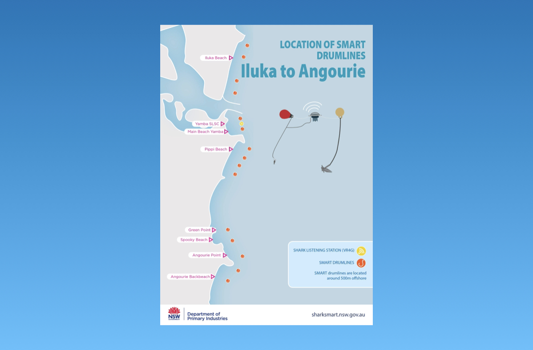 Smart drumline locations Iluka to Angourie